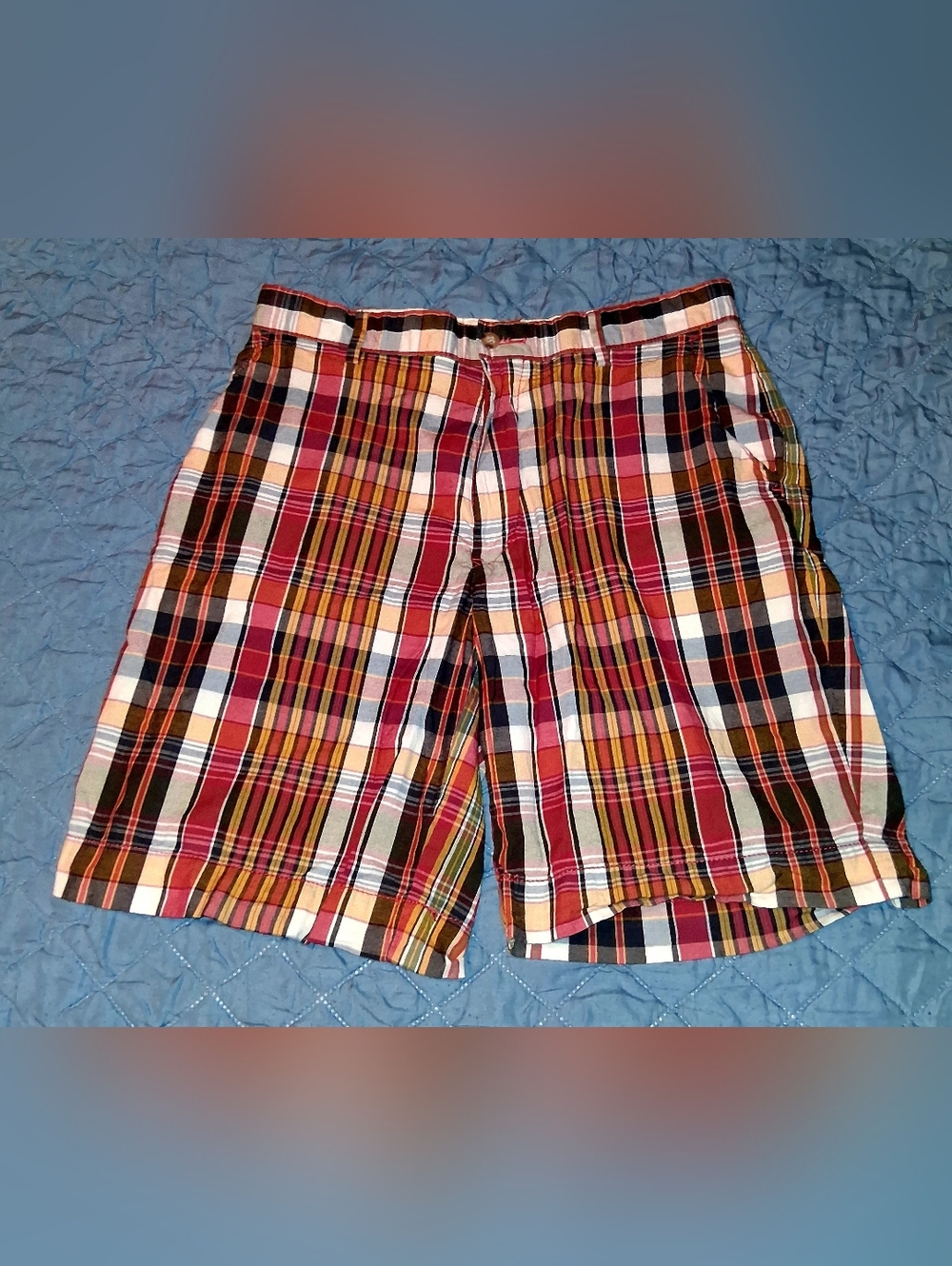 Polo Ralph Lauren Madras Plaid shorts Mens 32 "Preppy"